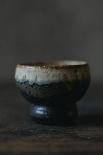 Wanosabi Online Store | アンティークブラック丸お猪口Antique Black