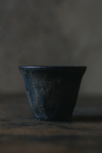 Wanosabi Online Store | アンティークブラック猪口Antique Black Sake Cup