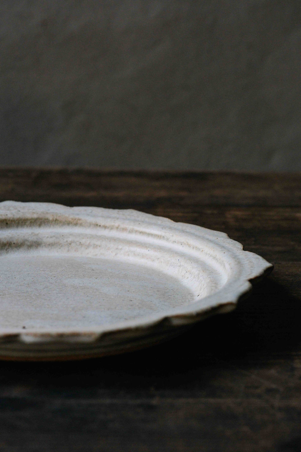サムネイル： 白マット大皿White Matt Dinner Plate
