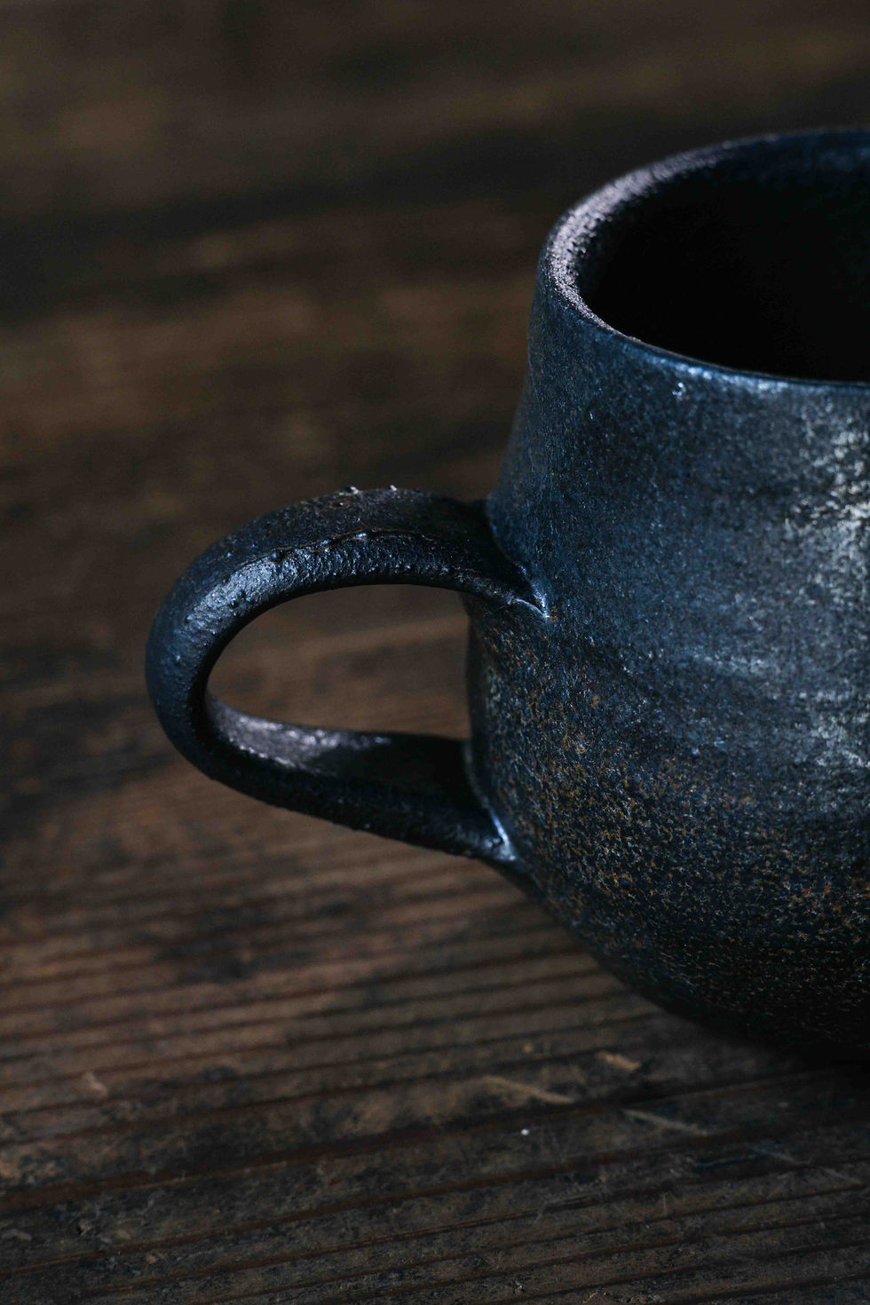 サムネイル： 黒マット丸マグカップBlack Matt Round Mug Cup