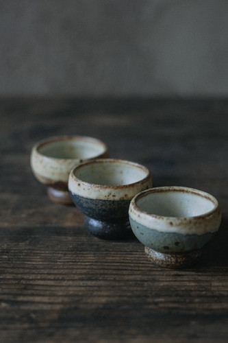 Wanosabi Online Store | アンティークホワイト丸お猪口Antique White