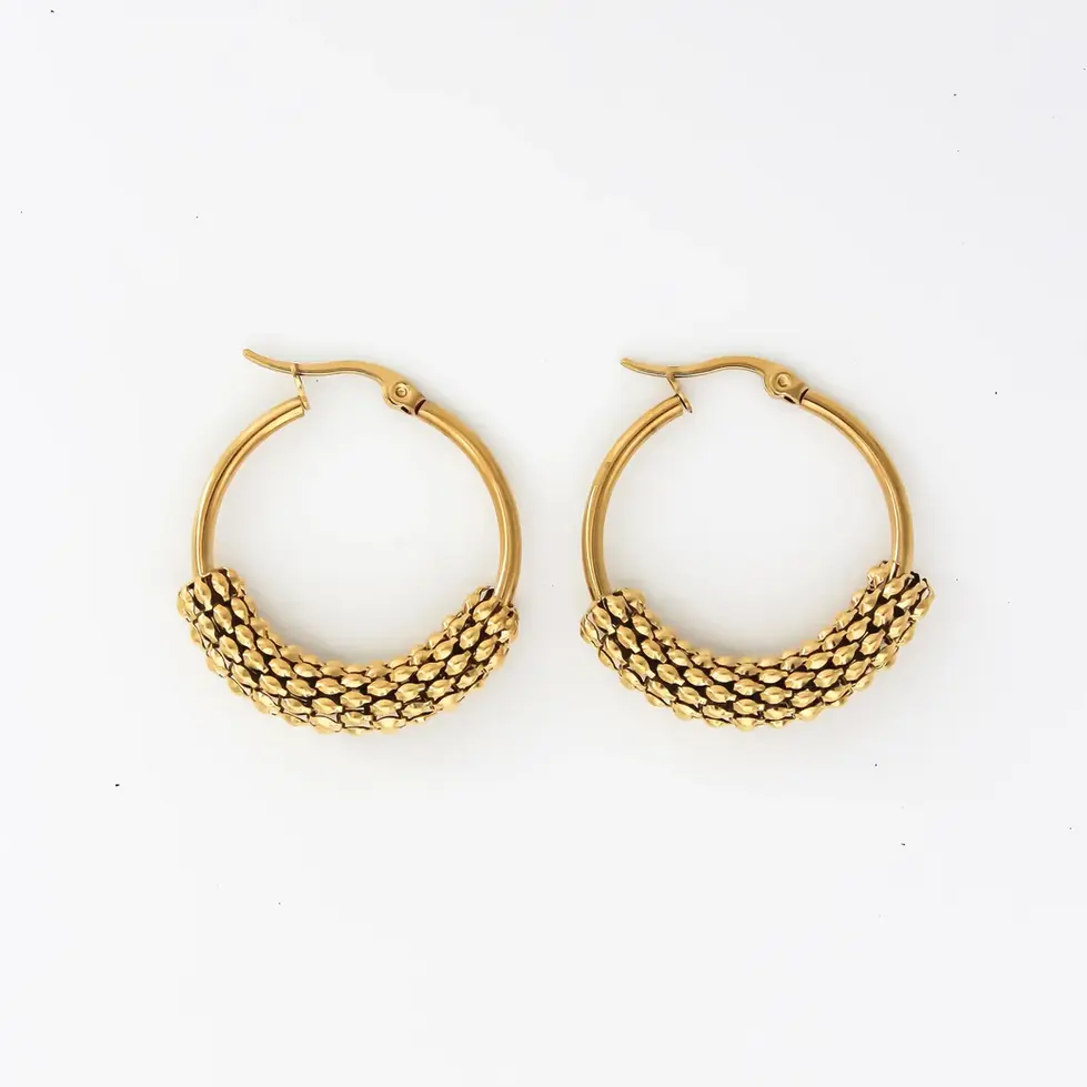 Mira Earrings Flat Lay