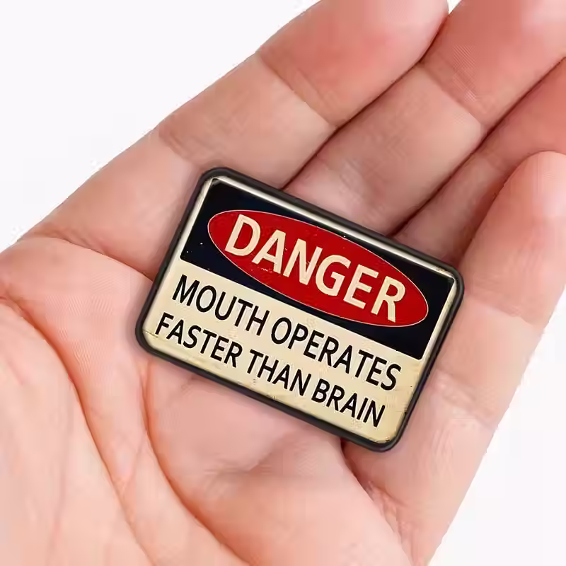 Danger Mouth — Enamel Pin