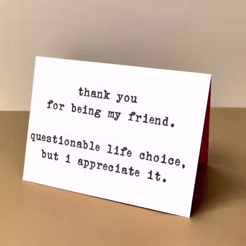 Appreciate Your Friendship card