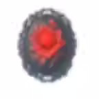 Vintage Style Cameo Rose Brooch - Red Rose
