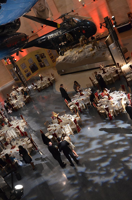 Wedding Uplighting Marine Corps Museum Maryland DC Virginia Chiavari Chair Rental