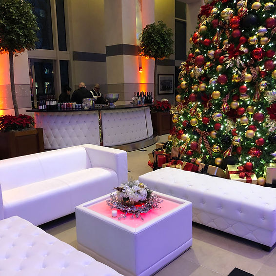 Lounge Furniture Renatal for Holiday Party in DC