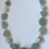 Thumbnail: Raw aquamarine with round baroque pearls, 14k gold filled wire wrap