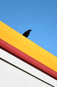 Minimalistische urbane Fotografie von Guido Klumpe in blau rot weiß gelb schwarz grün türkis