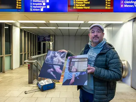 Ausstellung von Guido klumpe anlässlich 50 Jahre U-bahn in Hannover