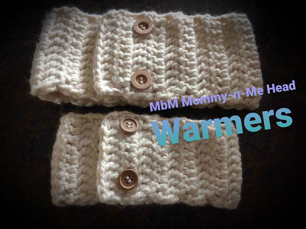 Mommie-n-Me Head warmers 