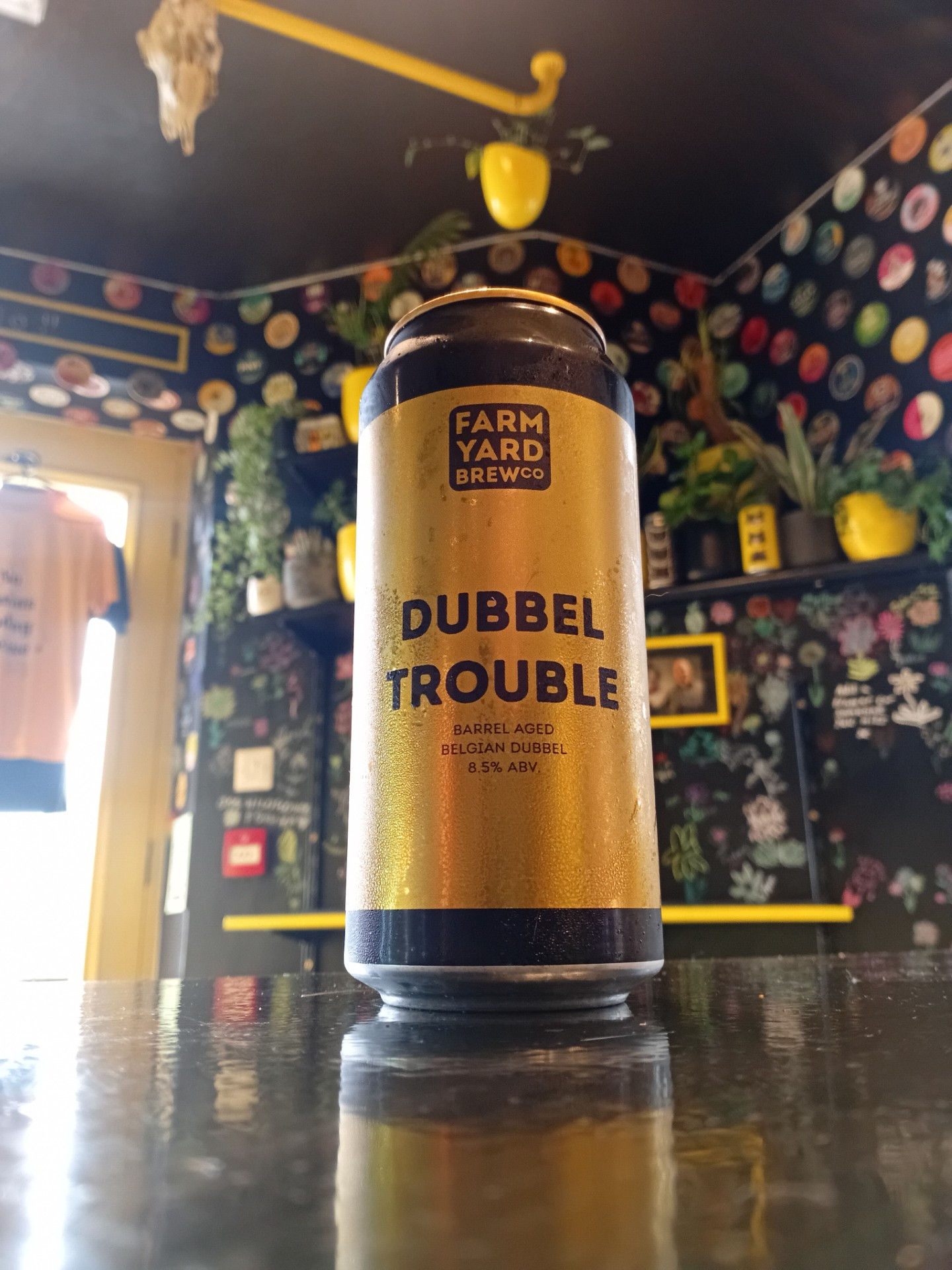FARM YARD BREW CO Dubbel Trouble - 8.5% Barrel Aged Belgian Dubbel