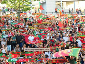 Public Viewing in Lissabon während der Fußball-WM 2026
