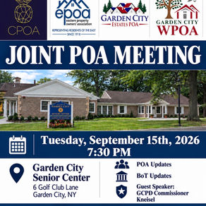 Joint POA Meeting September 15
