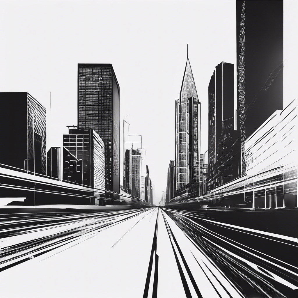 Vintage Black and White Print