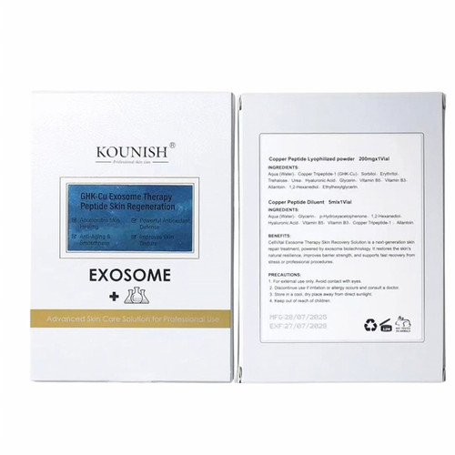 Exosome GHK Cu Copper Peptide Kounish Regeneracion y Reparacion Profesional 