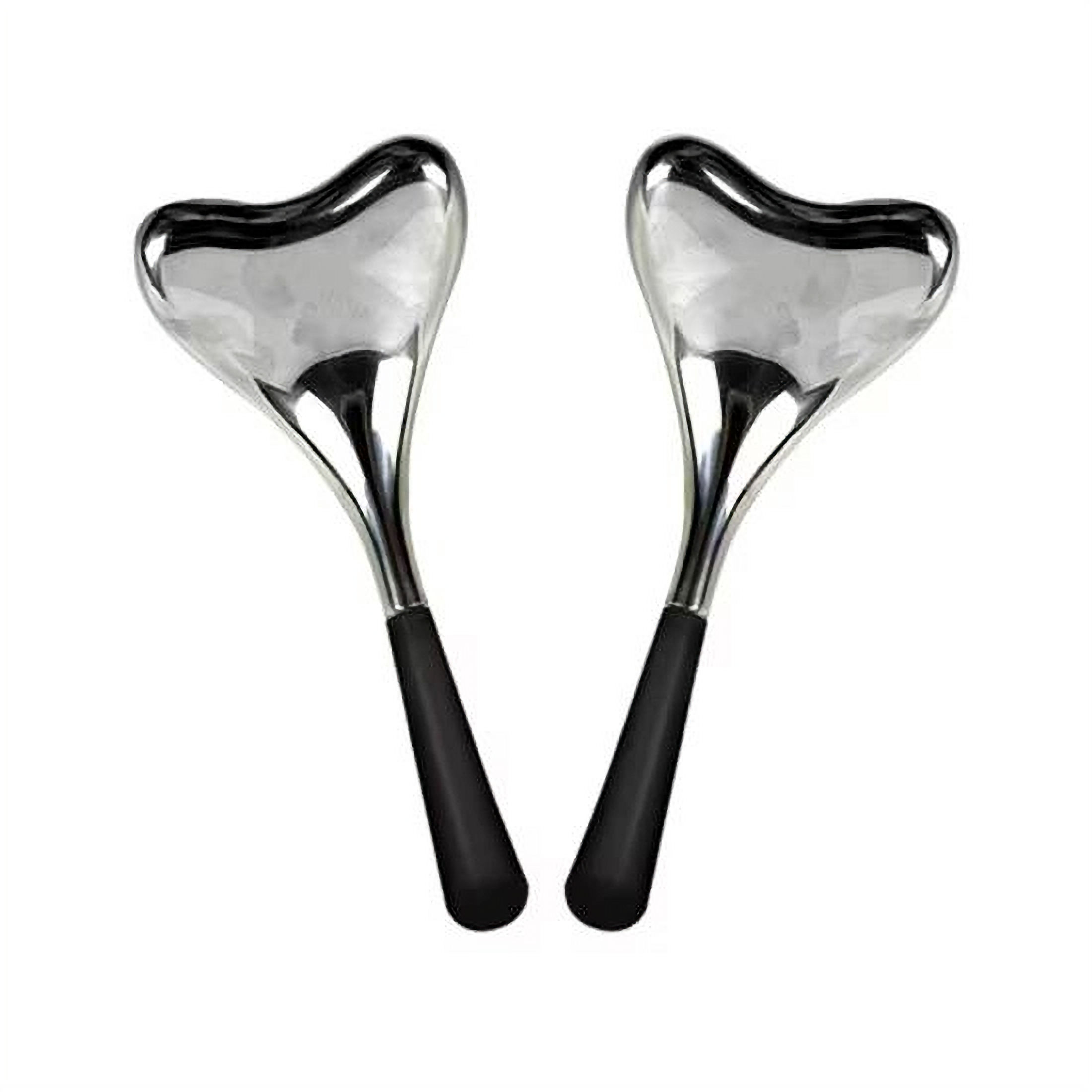 Cryo Sticks Faciales Forma Corazon Crioterapia Profesional de Acero Inoxidable