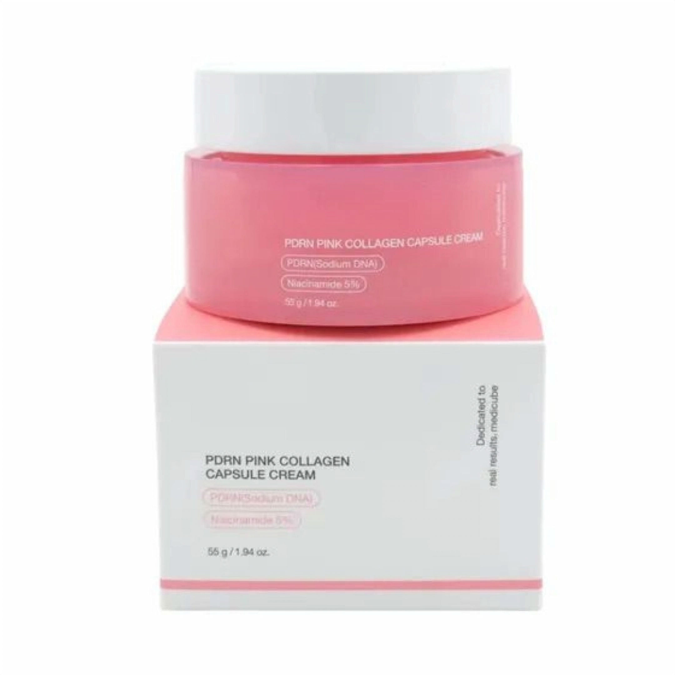 PDRN Pink Collagen Capsule Cream Crema Reparadora con Niacinamida 5%