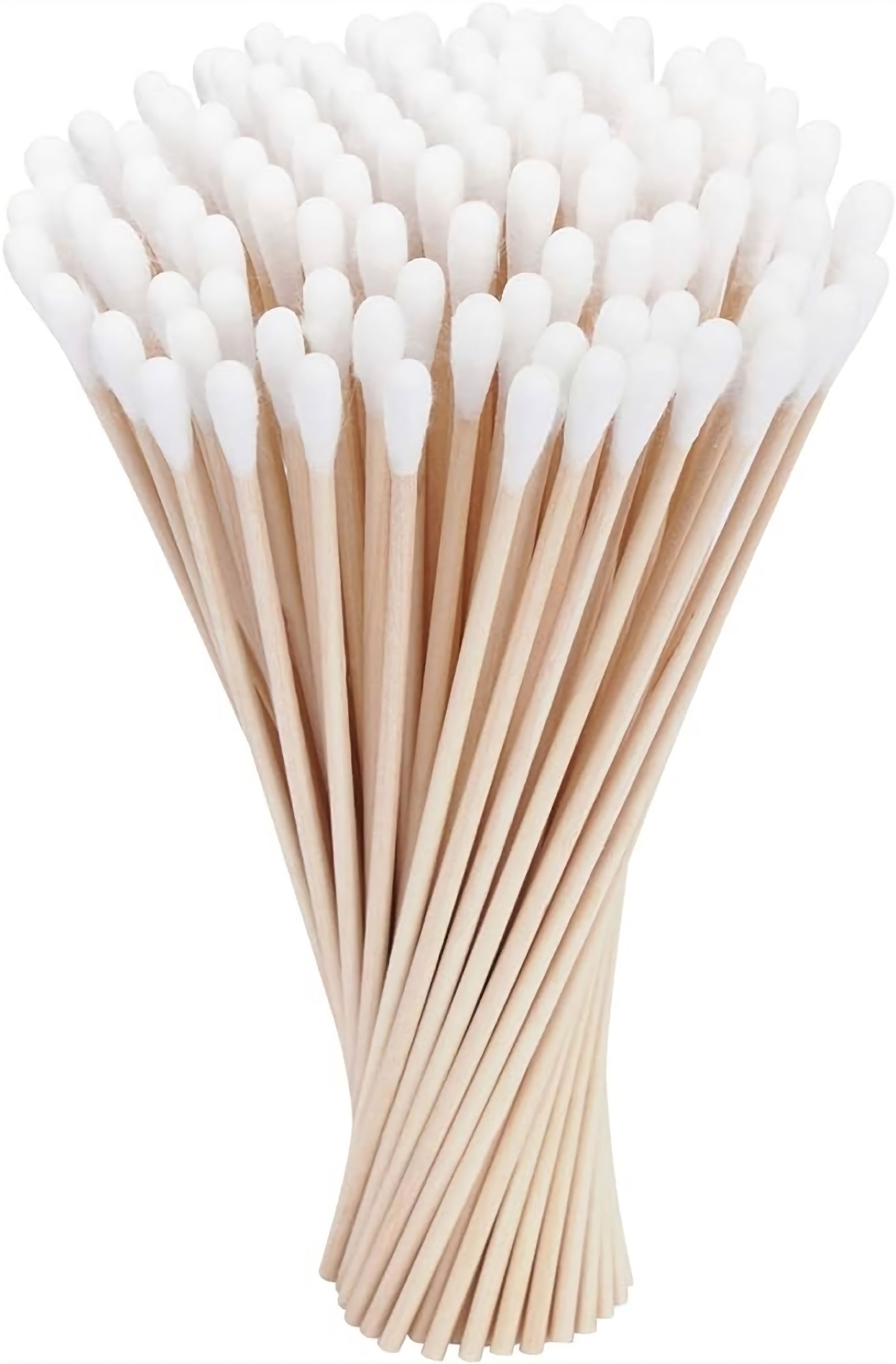 HISOPOS LARGOS DE MADERA X 100 U