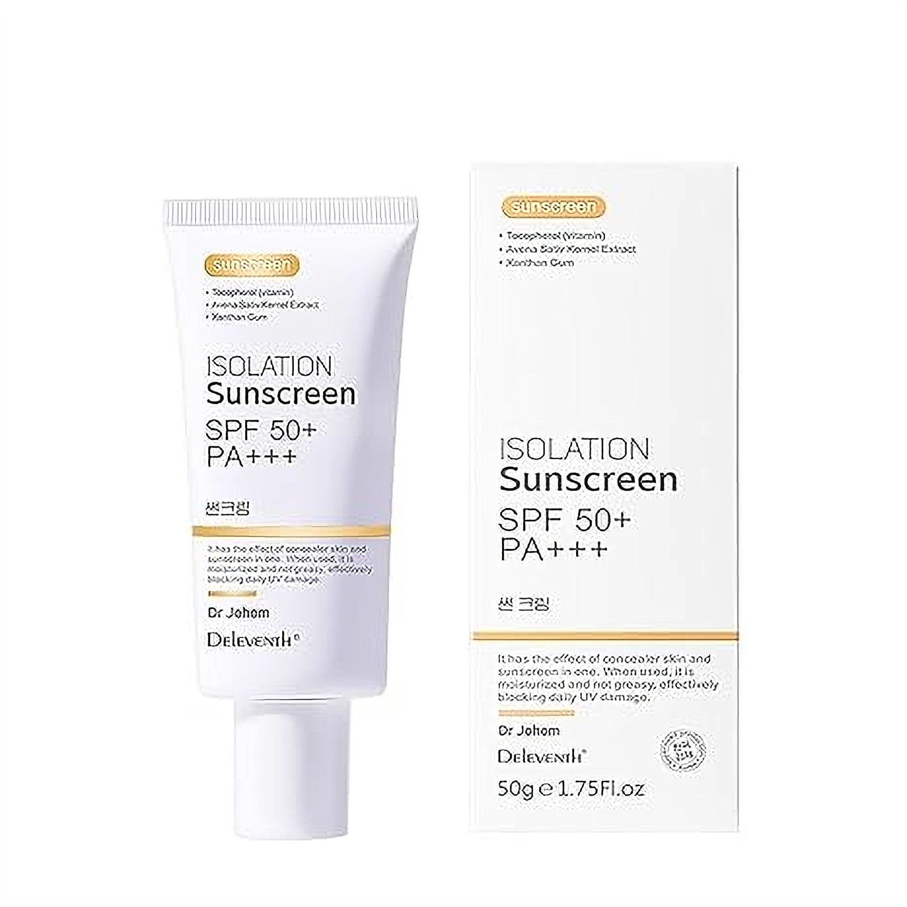 Isolation Sunscreen Deleventh SPF 50+ | Protector Solar Facial
