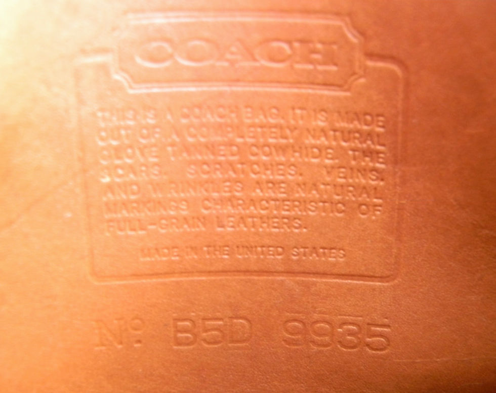 Thumbnail: Refurbished Vintage 1995 Coach British Tan Hadley Zip