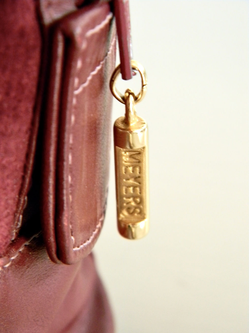 Thumbnail: Vintage Meyers Suede and Leather Burgundy Organizer Laptop Bag