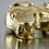 Thumbnail: Large Vintage 80s Kieselstein-Cord Vermeil Large Retriever on Alligator Belt