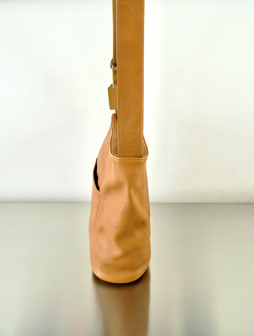 Thumbnail: Refurbished Limited Edition 90s Coach Toffee Leather Erickson Bucket Bag