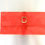 Thumbnail: New Old Stock Retro 50s Mid Century Red Suede Austrian Travel Jewelry Roll