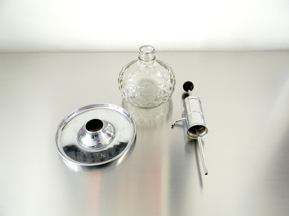 Thumbnail: Vintage Pump Decanter and Carousel