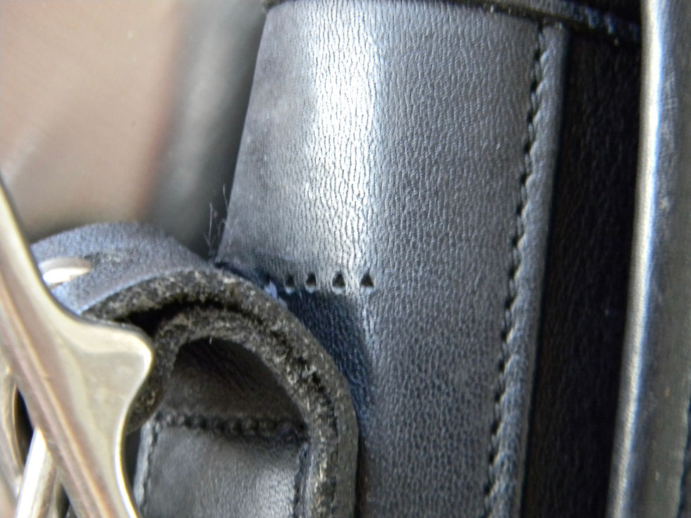 Thumbnail: Vintage Refurbished 90s Coach Black Leather Legacy Mail Bag