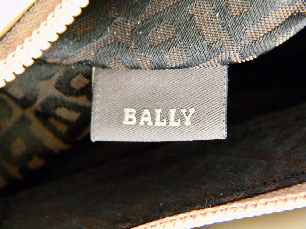 Thumbnail: Vintage 00s Quilted Nylon and Leather Bally Large Shoulder Bag with Dustbag