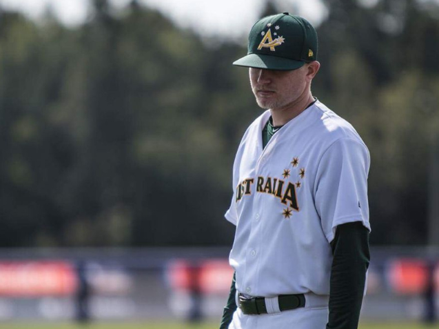 Tyler Anderson in Australian Team Uniform.