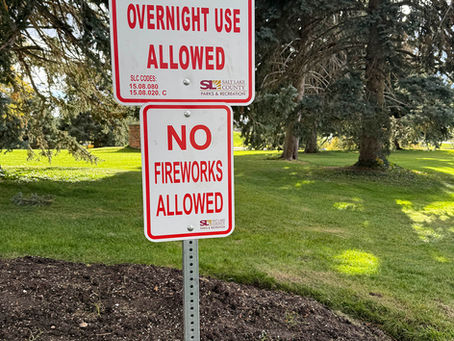 Fireworks are Prohibited in Sugar House Park