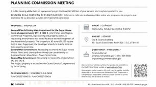 October 22, 2025 – Planning Commission to Review Zoning Amendment Request for a Hotel on the Sizzler Lot