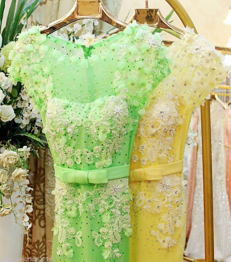 Thumbnail: Bright Diamond Sexy Fancy Evening Dress VIVT