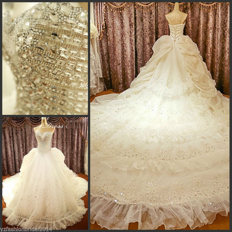 Thumbnail: Sweetheart Beaded Crystal Beautiful Sexy Dress LXI