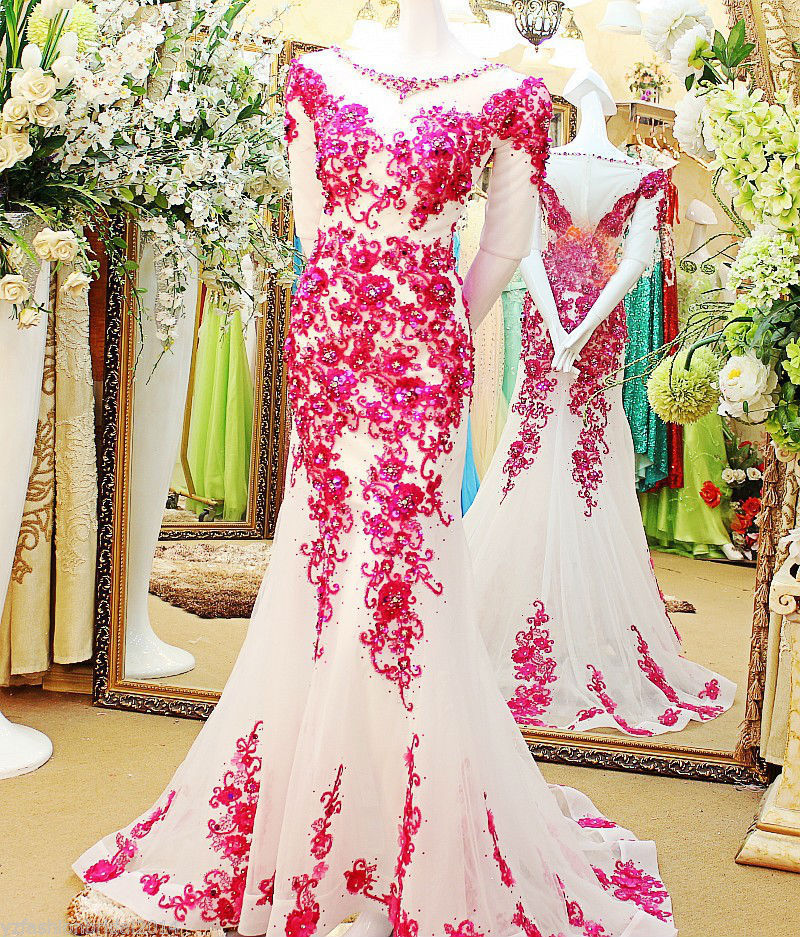 Thumbnail: Bright Diamond Sexy Fancy Evening Dress VLVC