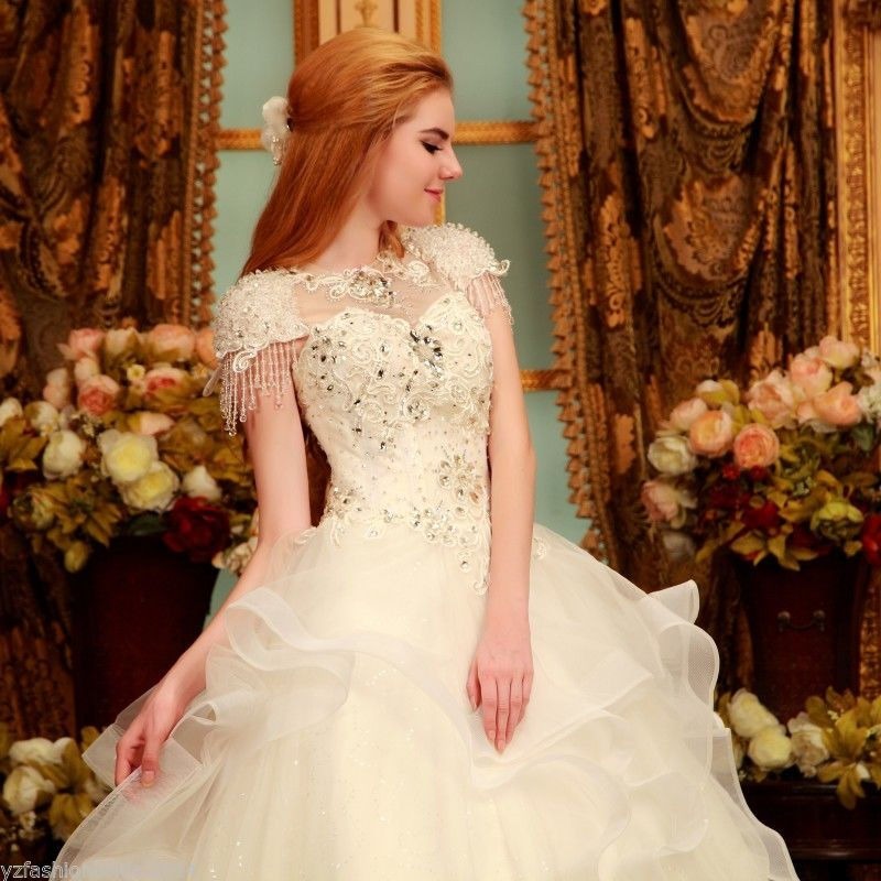 Thumbnail: Crystal Beautiful Sexy Ball Gown VXBNV