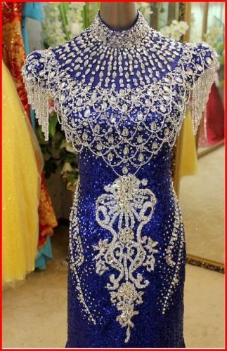 Thumbnail: YZ Bridal New Sweethheart Sexy Luxury Crystal Gown