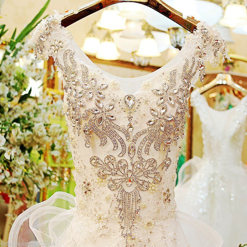 Thumbnail: Bright Diamond Sexy Fancy Wedding Dress IVSJ