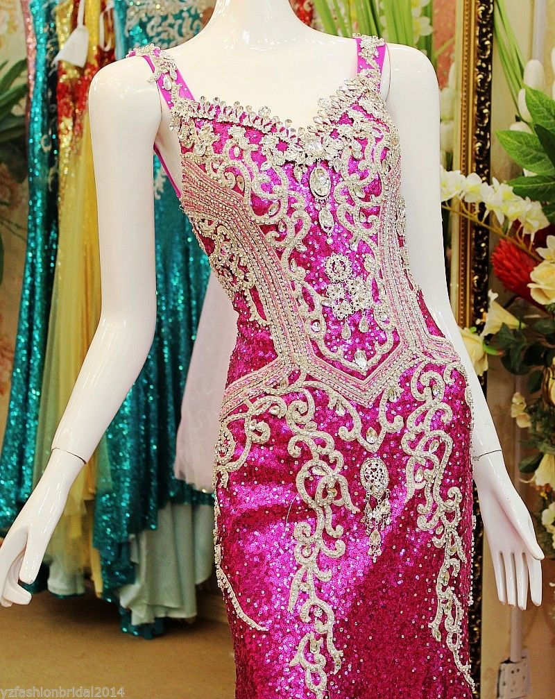 Thumbnail: Sweetheart Beaded Crystal Beautiful Sexy Dress MXI