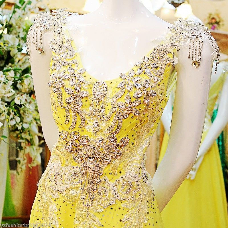 Thumbnail: Bright Diamond Sexy Fancy Evening Dress VIFX