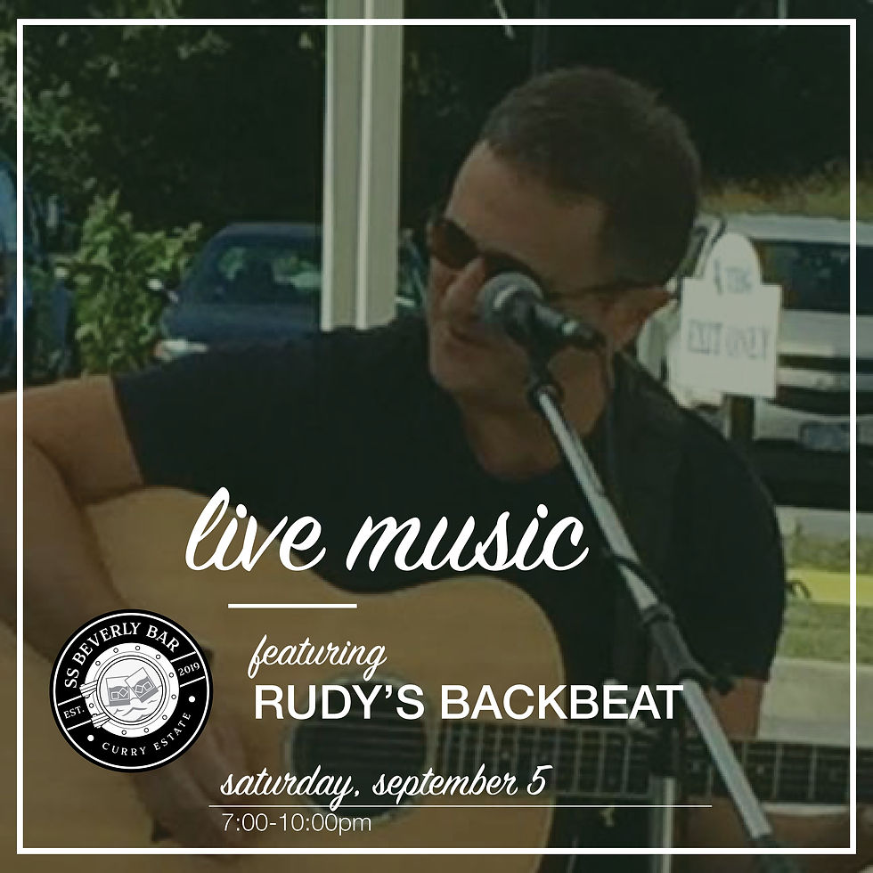 Live Music Featuring Rudy's Backbeat