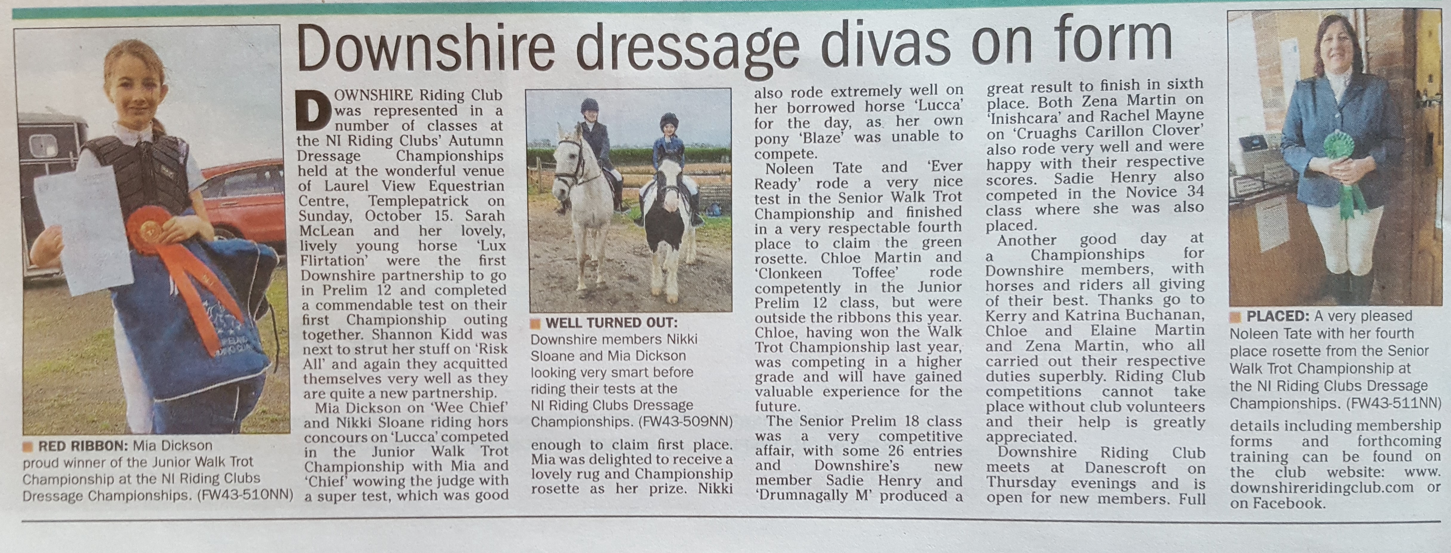 Downshire Dressage Divas