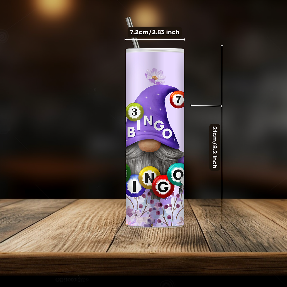 Thumbnail: Dimentions of the 20oz tumbler