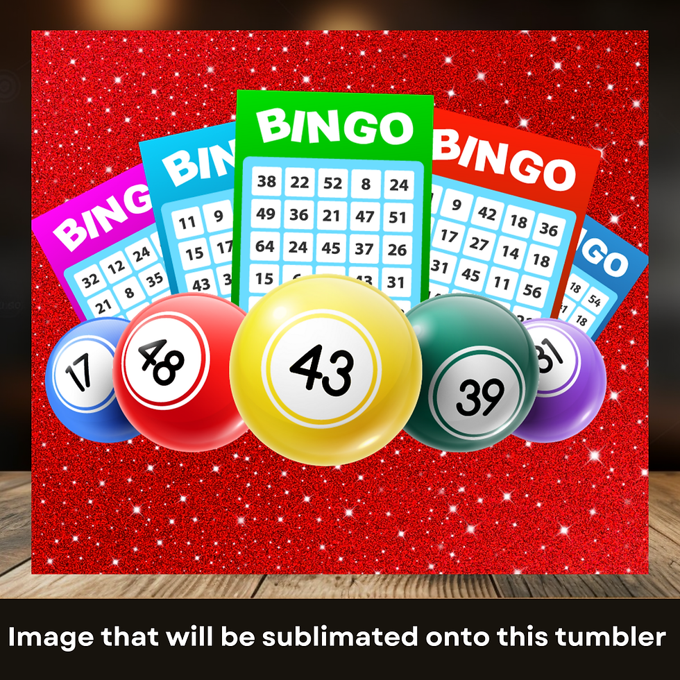 Thumbnail: BingoHallHero, 20ozGameNightCup, InsulatedBingoTumbler, SublimatedBingoDrinkware, EyeCatchingBingoMug,