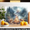 Thumbnail: Enchanted Campfire Glass Cutting Board 11x7.87 inches