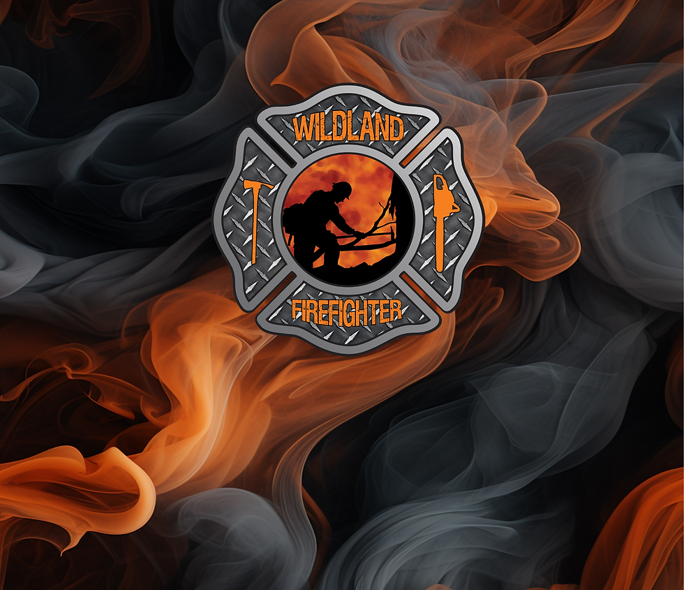 Thumbnail: firefighter, fireman, skinny tumbler, 20 oz tumbler, tumbler design, firefighter tumbler,