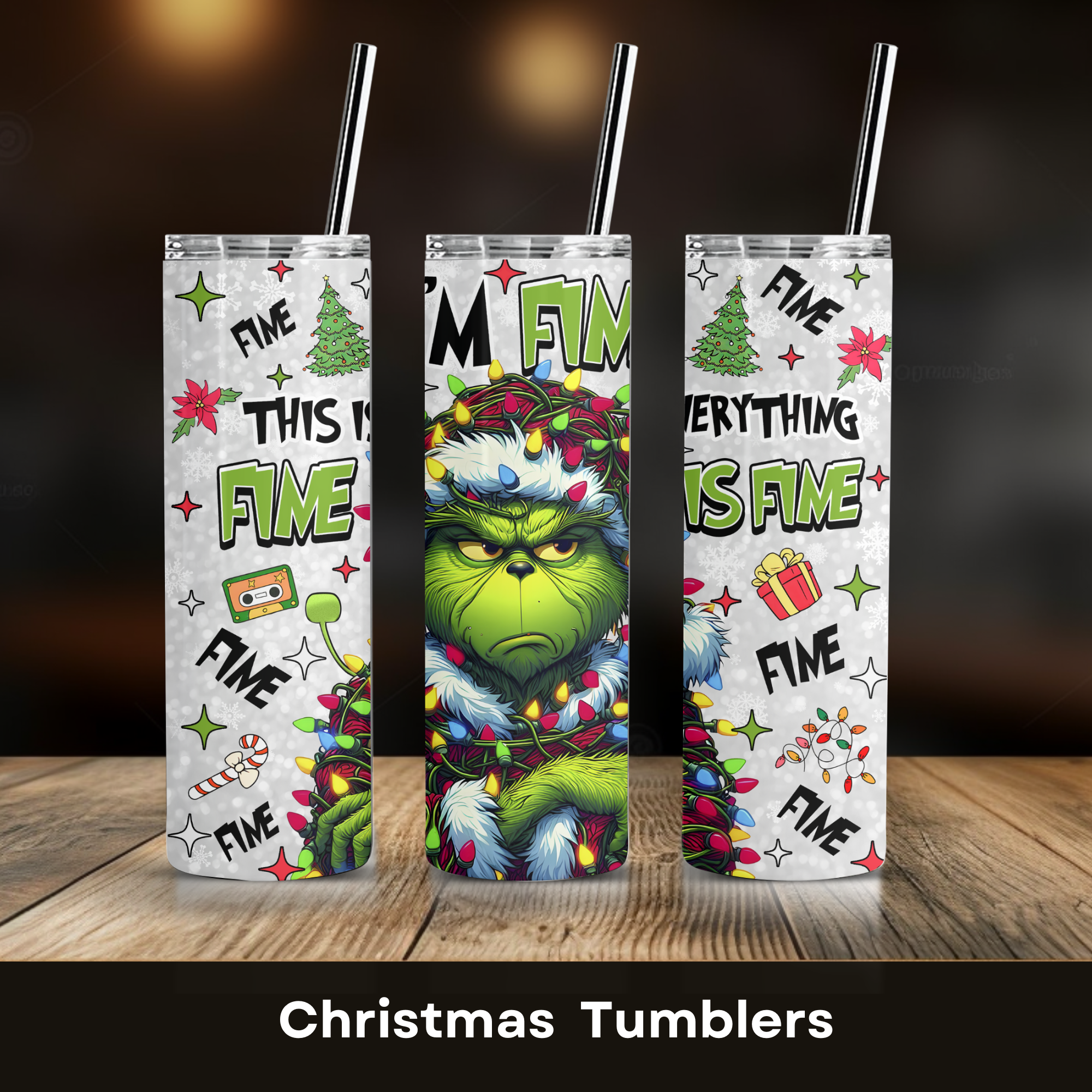 Grinch, Christmas Tumbler, Gift-For-Xmas, Tumbler, Uniqueful Gift, Tumbler, Tumbler\, Gift-For-x-mas, Christmas Gift Tumbler